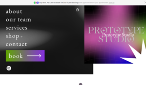 Prototype Studio website
