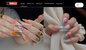 Salt Lake Nails website