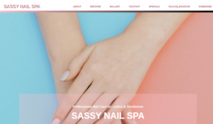 SASSY NAIL SPA website