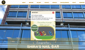 Shira's Nail Bar website