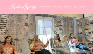 Southern Swings Nail Bar website