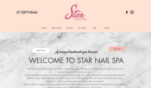 Star Nail Spa website