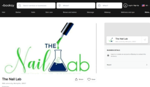 The Nail Lab website
