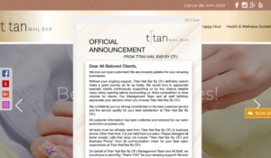 Titan Nail Bar By CFJ website