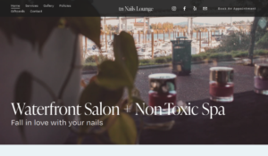 tn Nails Lounge & Spa website