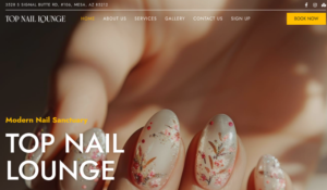 Top Nail Lounge website