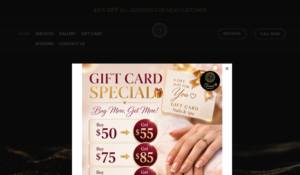 Trendy Nail Bar website