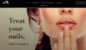 Upscale Nails Bar & Man Cave website
