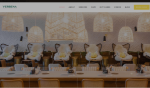 Verbena Parlor + Social House website