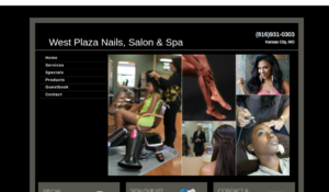 West Plaza Nails, Salon & Spa website
