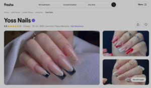 Yoss Nails website